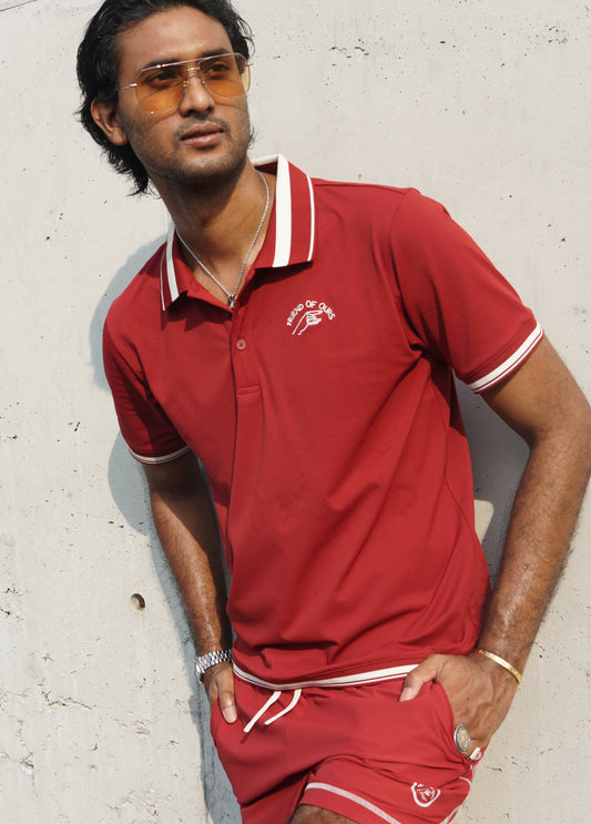 Merlot Men's Court Polo